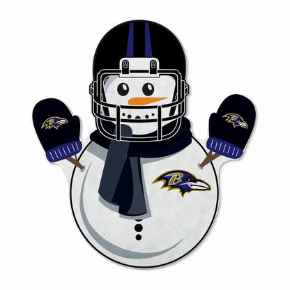 Rico Industries NFL Baltimore Ravens Snowman Shape Felt Pennant Decor