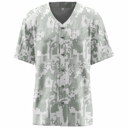 Aizqaoalk Men's Baseball Jersey Short Sleeve Button-Down Shirt Color7 Size L