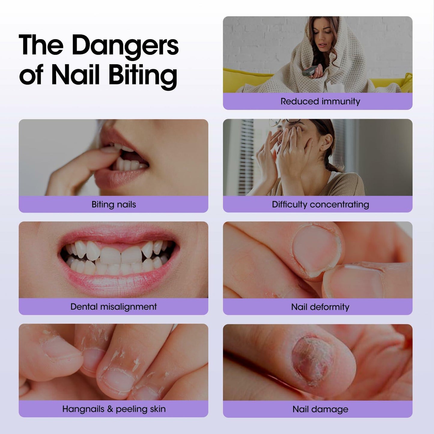 GELLEN Nail Biting Prevention Roll-On Treatment Bitter Taste 10ml