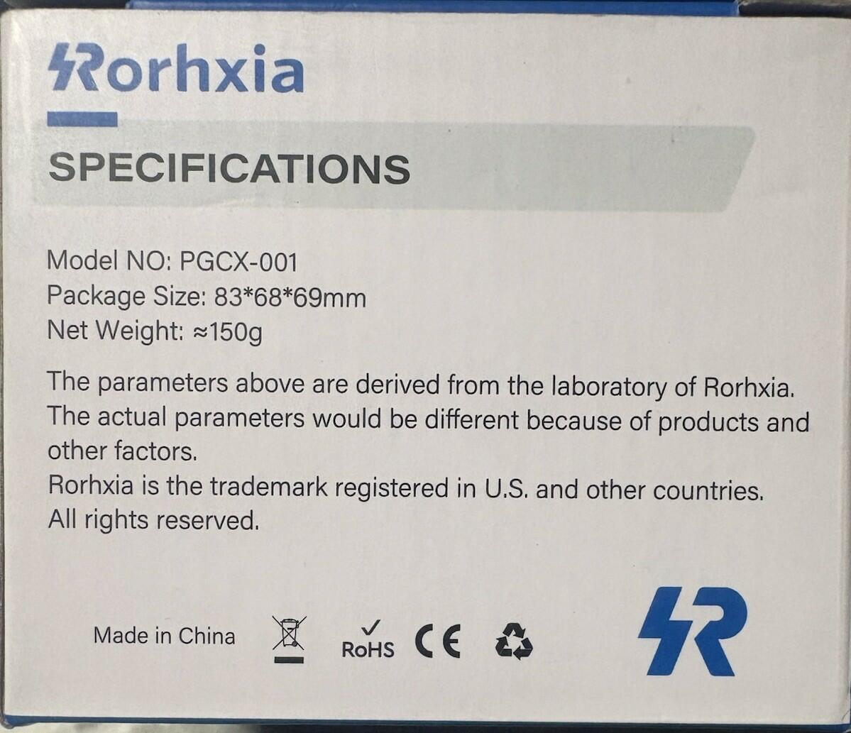 Rorhxia XL Vent Magnetic Car Mount Black Universal Dashboard Air Vent