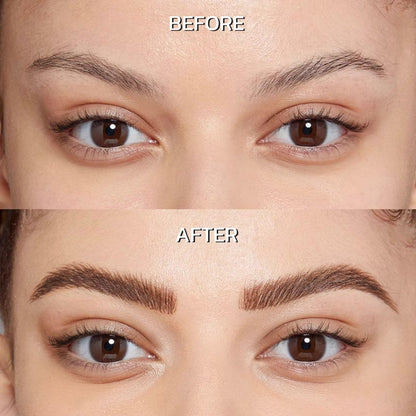 Hegafoo Microblading Brow-Fection Eyebrow Pen Waterproof 0.02oz Honey Tea Brown