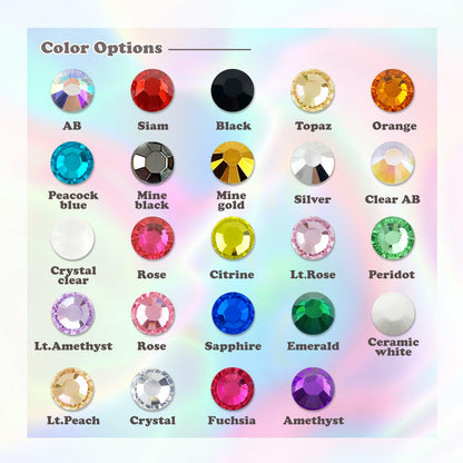 CLRDIVA 5000pcs 3MM Gold Yellow Round Resin Flatback Rhinestones