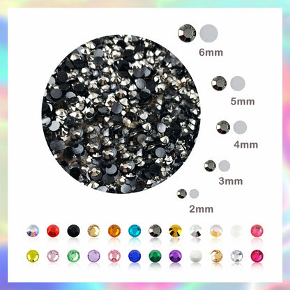 CLRDIVA 5000pcs 3MM Gold Yellow Round Resin Flatback Rhinestones
