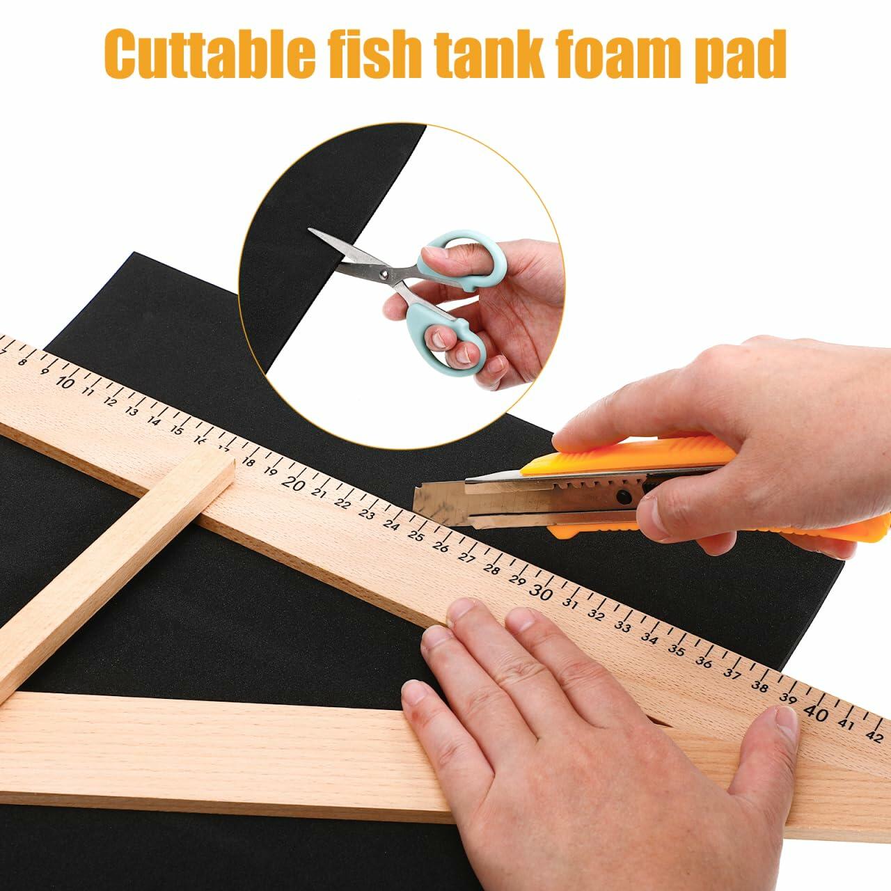 Generic Aquarium Non-Slip Shockproof Foam Leveling Mat 15.72x11.79in
