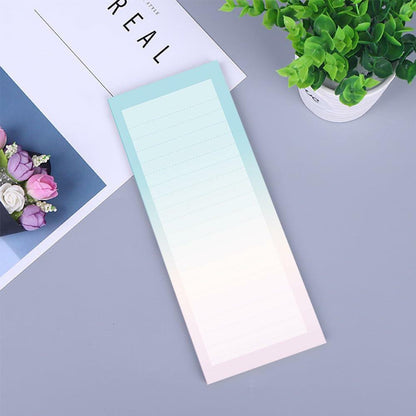 Henzavk 4 Pack Magnetic Notepads Refrigerator Full Magnet Back 50 Sheets