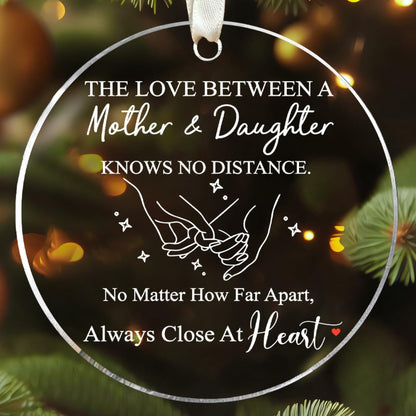 HUNIGIFT Daughter Christmas Ornament 2025 Acrylic Large 13 Daughter OPEN BOX