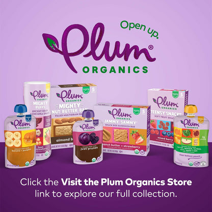 Plum Organics Stage 2 Baby Food Peach Banana Apricot 4oz Pouch Pack of 6