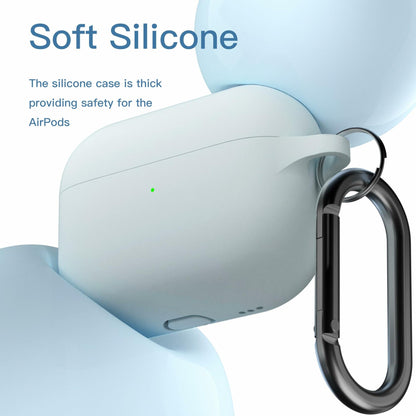 Brujula Silicone Case for AirPods Pro 3rd Gen 2025 Grey Blue