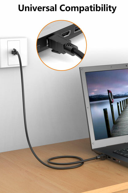 Qiuean Cat 8 Ethernet Cable 1.5ft Black RJ45 Shielded Patch Cord LAN