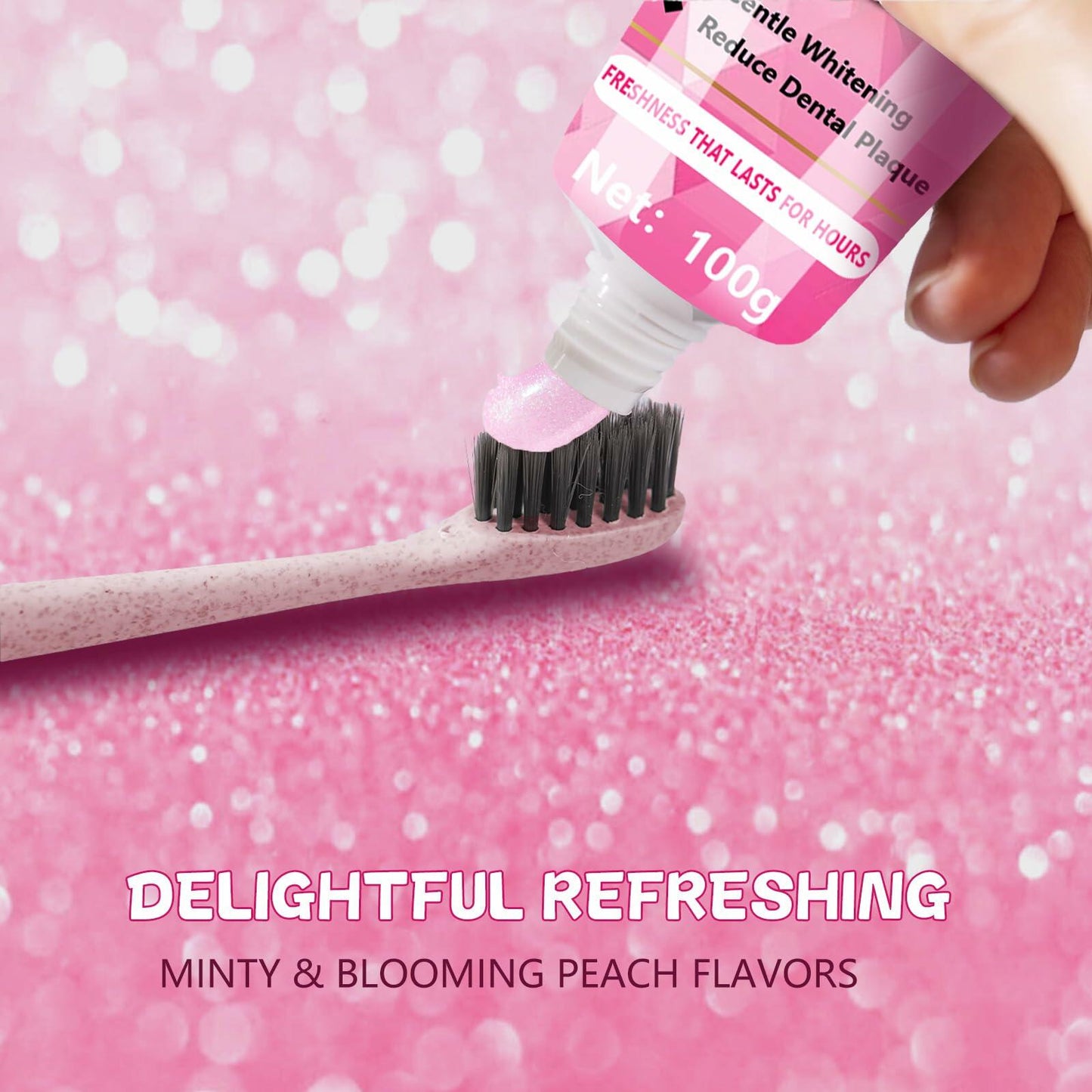 Decatela Niacinamide Whitening Toothpaste Peach Mint Flavor Fluoride-Free