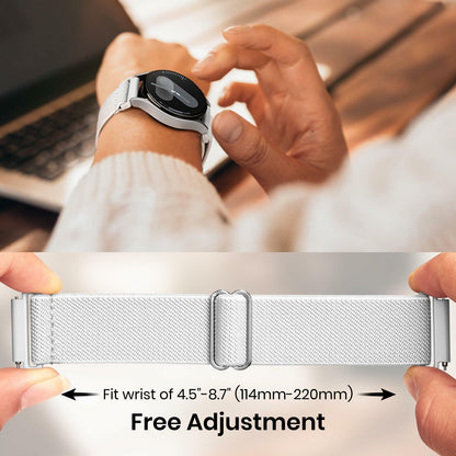 Chauard 8Pack Nylon Elastic Watch Bands for Samsung Galaxy Watch 20mm MultiColor