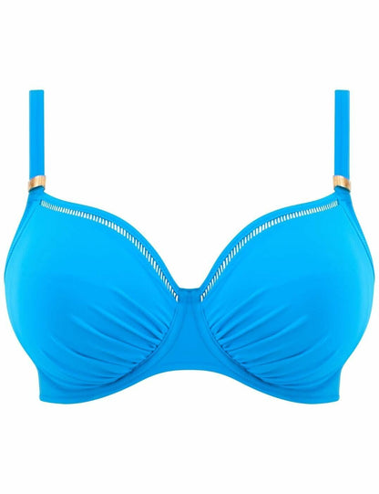 Fantasie East Hampton Underwire Gathered Full Cup Bikini Top Blue Diamond 40D