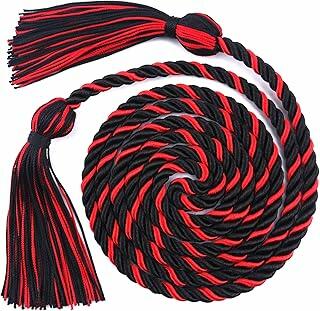 FOMOMDI Graduation Honor Cord 68" Black Red College Graduation