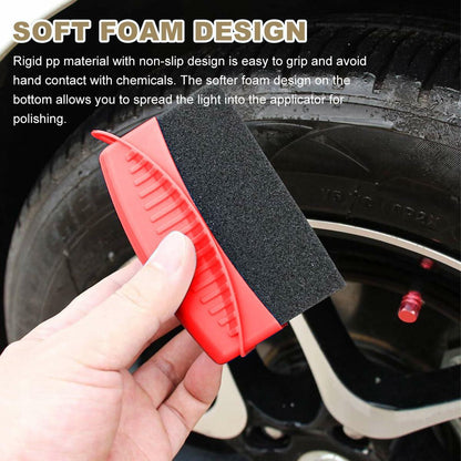 Ohleats Tire Dressing Applicator Pad with Lid Reusable Foam Red 1pcs