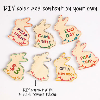 CypherX Halloween Wood Craft Tokens for Kids, 30 Pieces, DIY Activity & Rewards