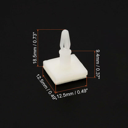 PATIKIL Sticky PCB Spacer Adhesive Standoffs 0.37" Height White 40 Pcs