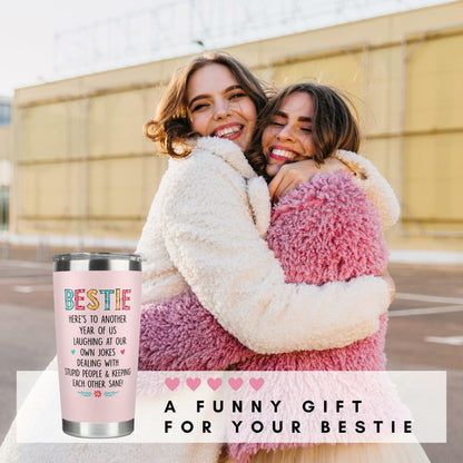 GINGULMINA Birthday Gifts for Women Friends 16 Oz Can Glass Friend 09