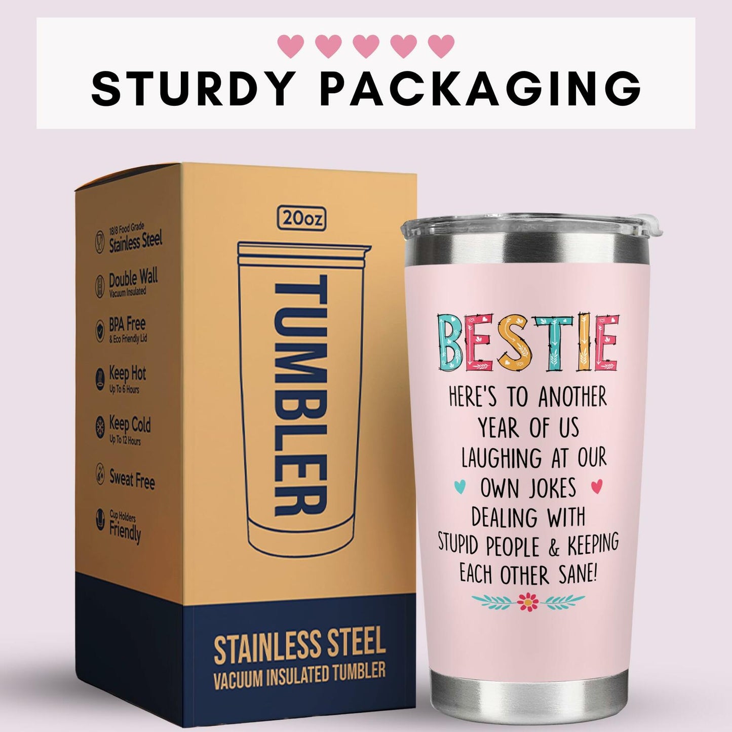 GINGULMINA Birthday Gifts for Women Friends 16 Oz Can Glass Friend 09