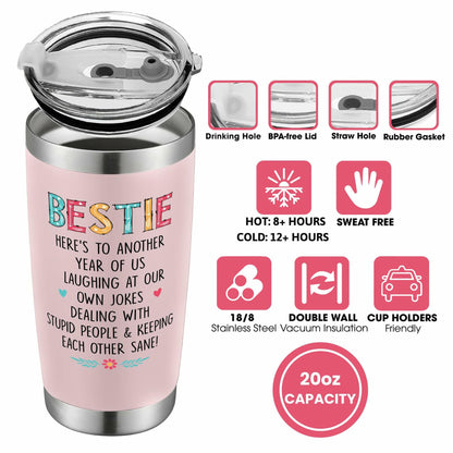 GINGULMINA Birthday Gifts for Women Friends 16 Oz Can Glass Friend 09