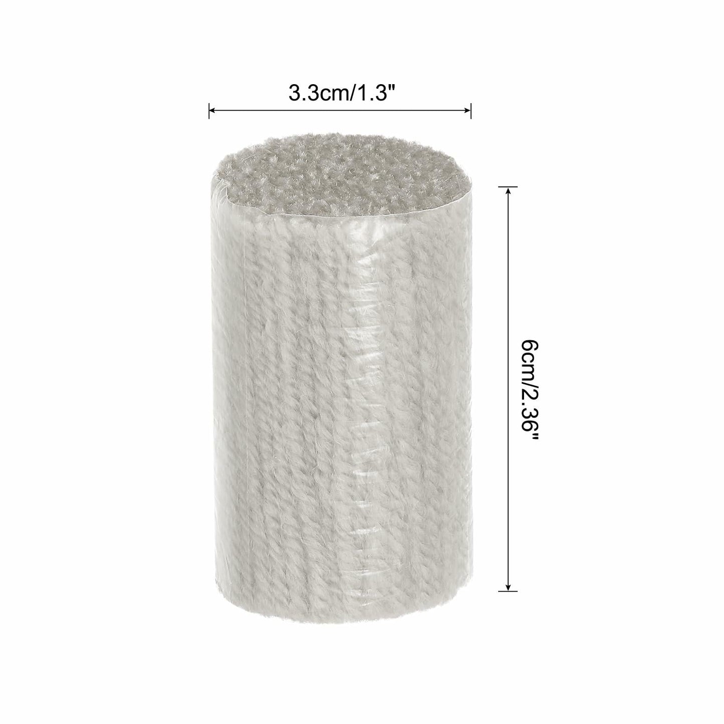 PATIKIL 10 Rolls Latch Hook Yarn Precut Rug Kit Light Grey