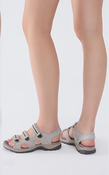 UBFEN Women Hiking Sandal Arch Support Adjustable Strap Outdoor Shoes Gray US 10