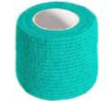 Cramer Eco-Flex Self-Stick Stretch Tape Teal 2"x5yd Single Roll