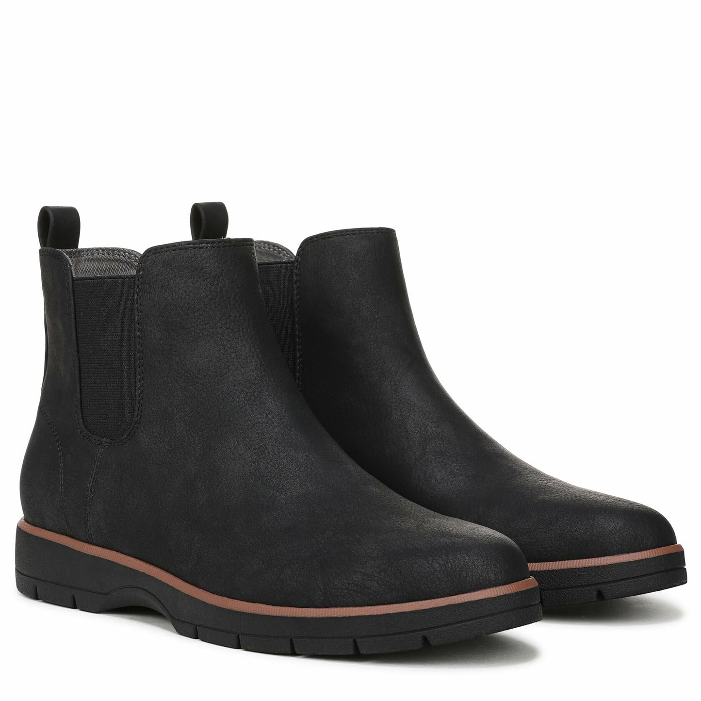 Dr. Scholl's Women's Northbound Ankle Boot Black Smooth Size 8 W