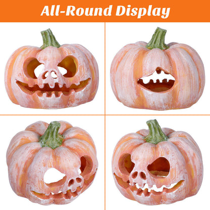 Pumpkin Shaped Fish Hideout House Tank Decor Aquarium Fish Tank Decoration
