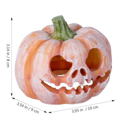 Pumpkin Shaped Fish Hideout House Tank Decor Aquarium Fish Tank Decoration