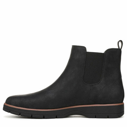 Dr. Scholl's Women's Northbound Ankle Boot Black Smooth Size 8 W