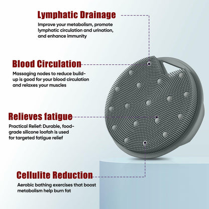Canroom Silicone Body Scrubber for Men Women - Anti Zinc Infused-Exfoliating
