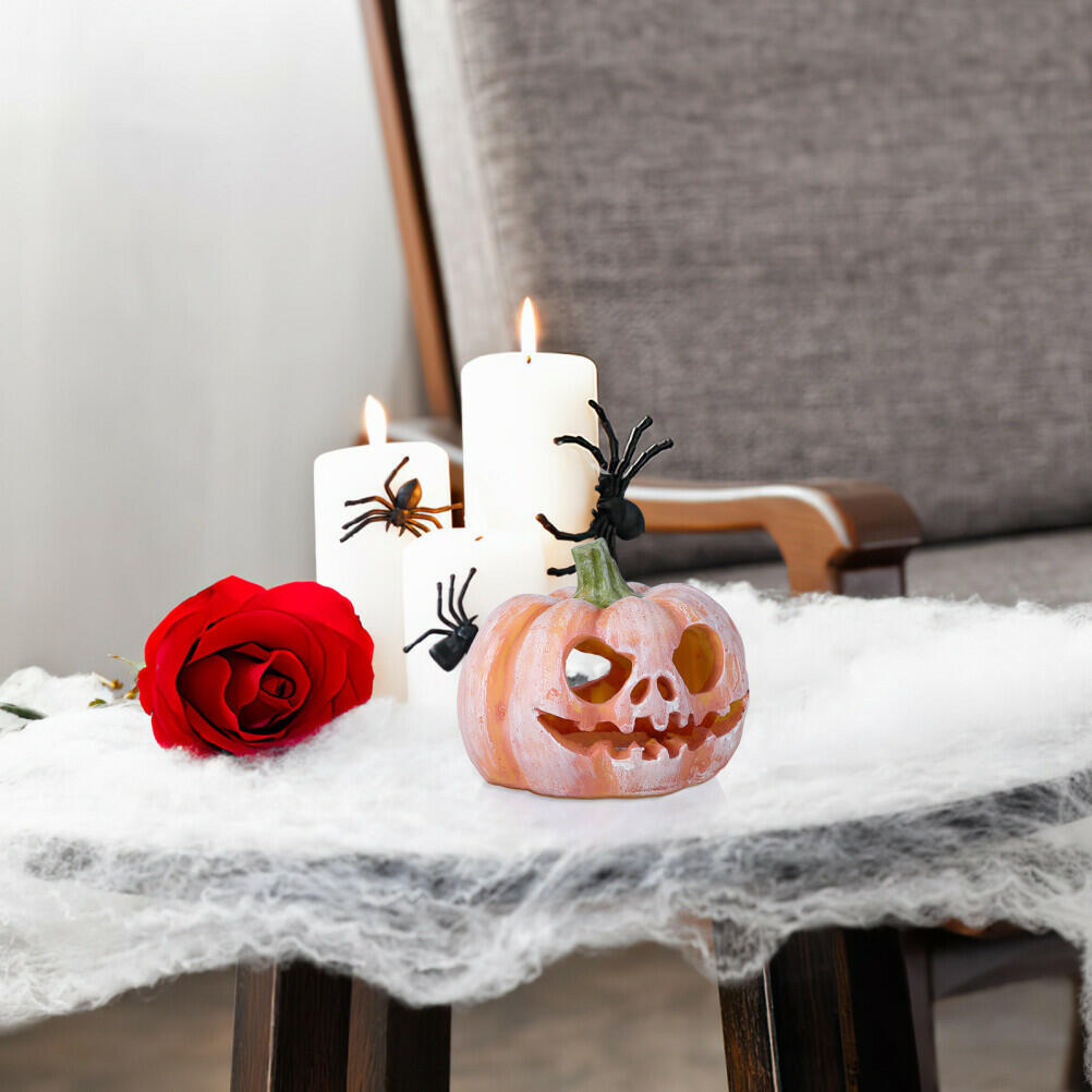 Pumpkin Shaped Fish Hideout House Tank Decor Aquarium Fish Tank Decoration