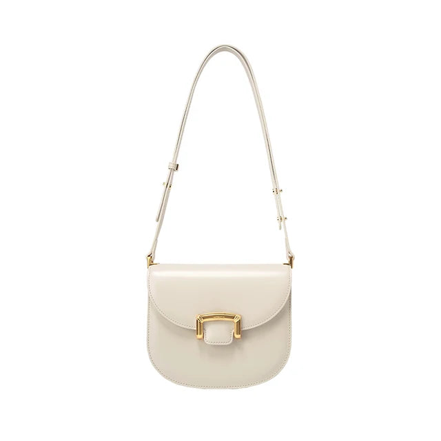 Original Women Bag  New Trendy High-end Wedding Bag Shoulder Bag Commuting Handbag Retro Style Saddle Bag