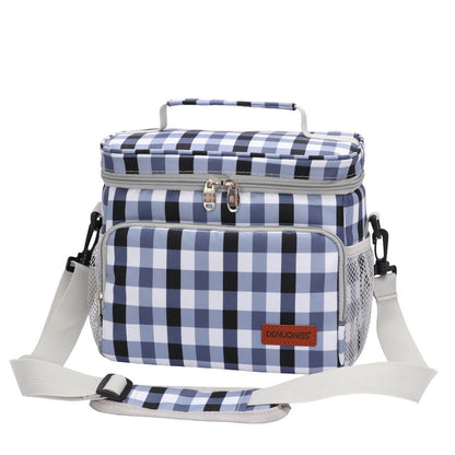 Outdoor new large capacity portable insulated lunch box bag portable office worker lunch bag