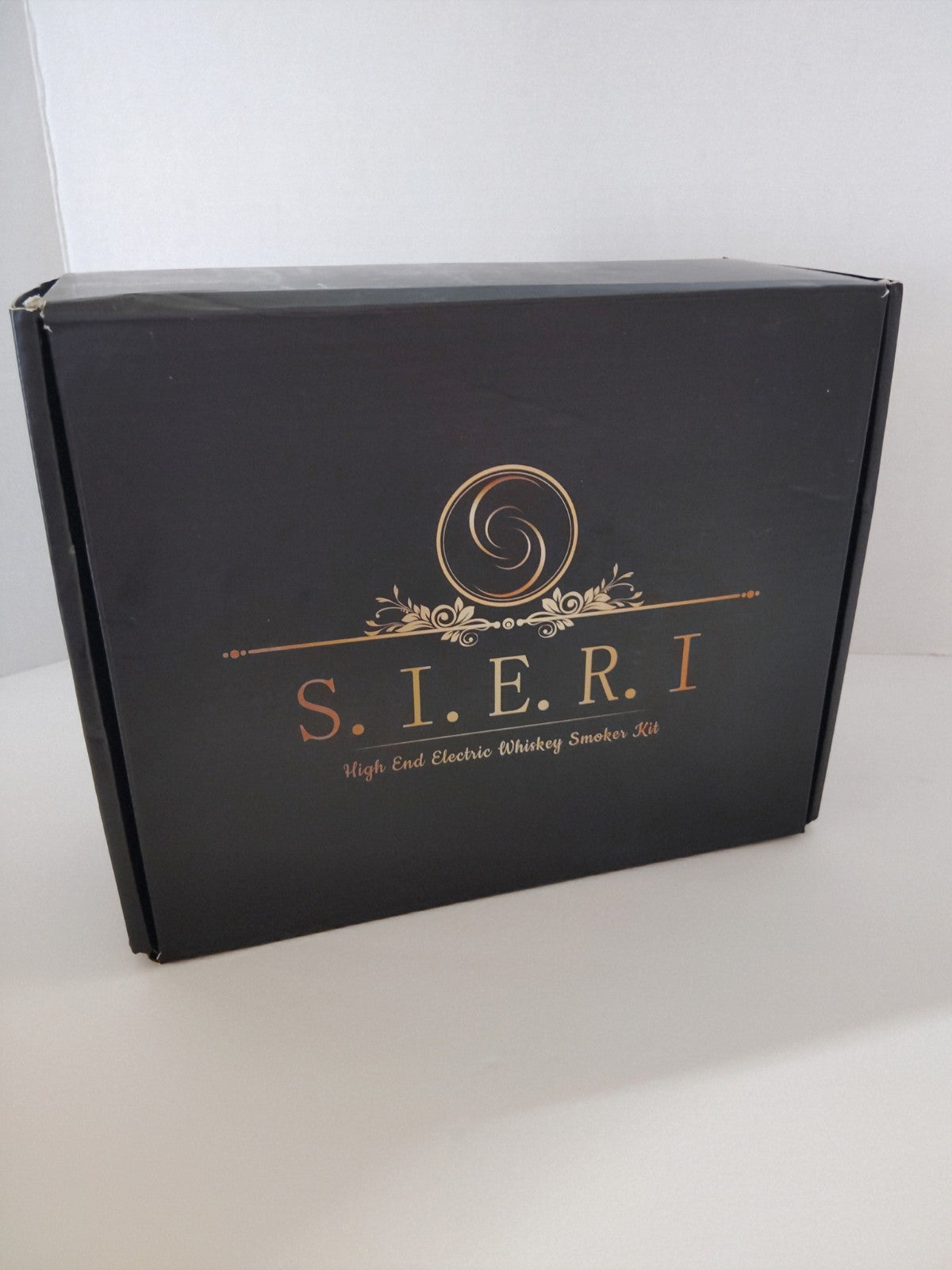 S.I.E.R.I. High End Whiskey Smoker Kit Rechargeable Black