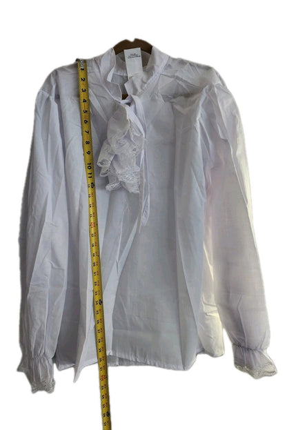 Forum Novelties Men's Vampire Pirate Shirt Chemise White One Size