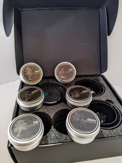 S.I.E.R.I. High End Whiskey Smoker Kit Rechargeable Black