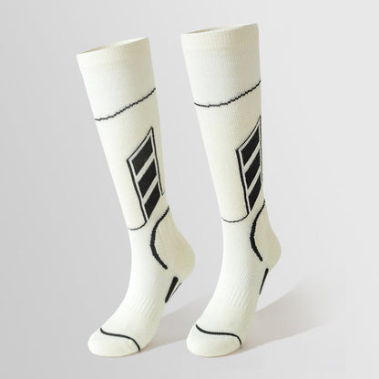 Sport's House Sports Parent Tube Thickened Woolen Hoop Mountaineering Merino Wool Skiing Socks