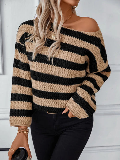 Sweater women's autumn and winter new casual loose women's knitted sweater