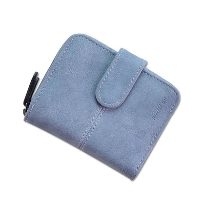 Women Cute Short Money Wallets With Zipper Female Small Wallet Lady Coin Purse Card Wallet Purses