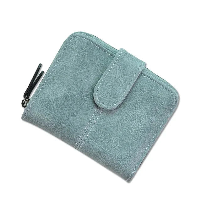 Women Cute Short Money Wallets With Zipper Female Small Wallet Lady Coin Purse Card Wallet Purses